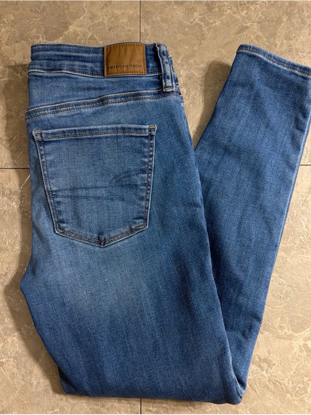American Eagle Outfitters Women's Blue Skinny Jeans
